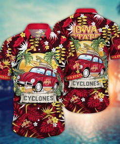Iowa State Cyclones NCAA Flower Hawaii Shirt For Fans Ver 1