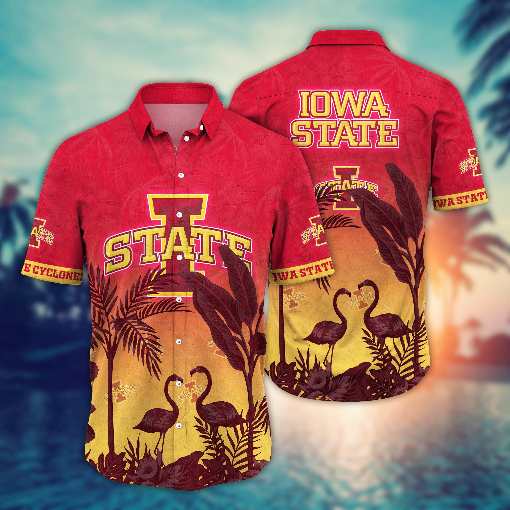 Iowa State Cyclones NCAA Flower Hawaii Shirt For Fans Ver 11