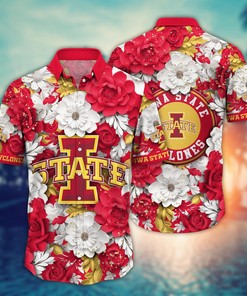 Iowa State Cyclones NCAA Flower Hawaii Shirt For Fans Ver 12