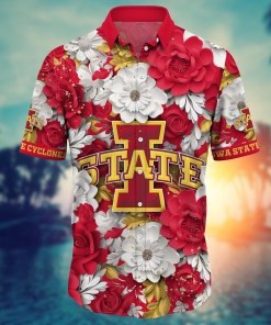 Iowa State Cyclones NCAA Flower Hawaii Shirt For Fans Ver 12