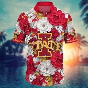 Iowa State Cyclones NCAA Flower Hawaii Shirt For Fans Ver 12