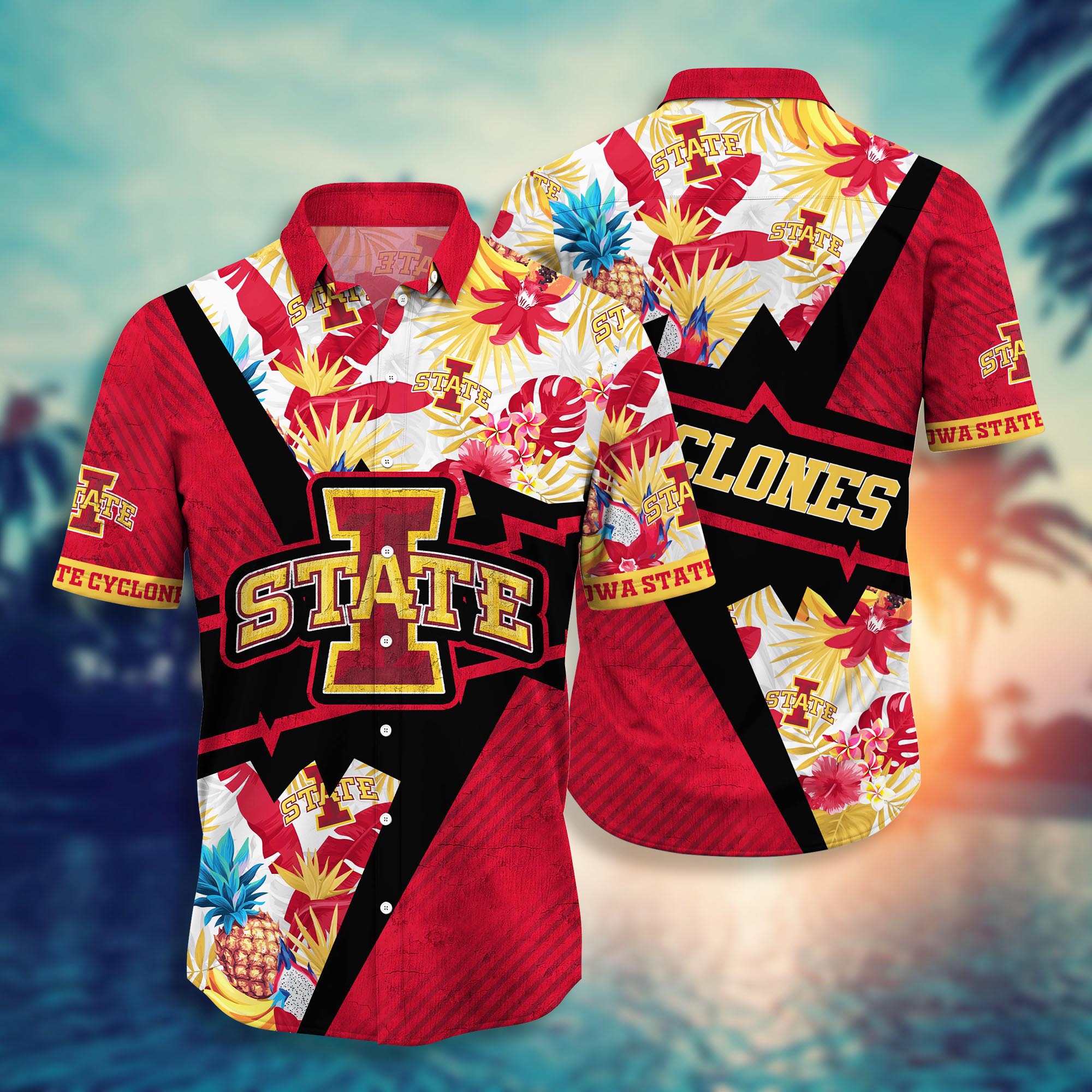 Iowa State Cyclones NCAA Flower Hawaii Shirt For Fans Ver 13