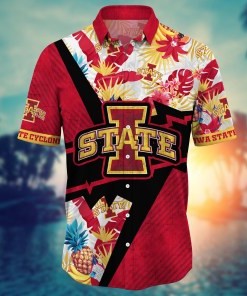 Iowa State Cyclones NCAA Flower Hawaii Shirt For Fans Ver 13