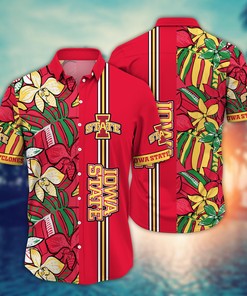 Iowa State Cyclones NCAA Flower Hawaii Shirt For Fans Ver 14