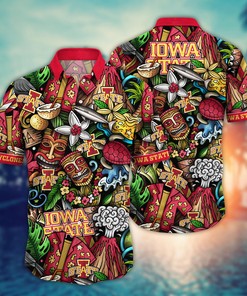 Iowa State Cyclones NCAA Flower Hawaii Shirt For Fans Ver 16