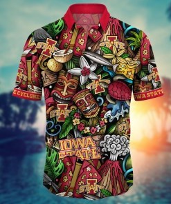 Iowa State Cyclones NCAA Flower Hawaii Shirt For Fans Ver 16
