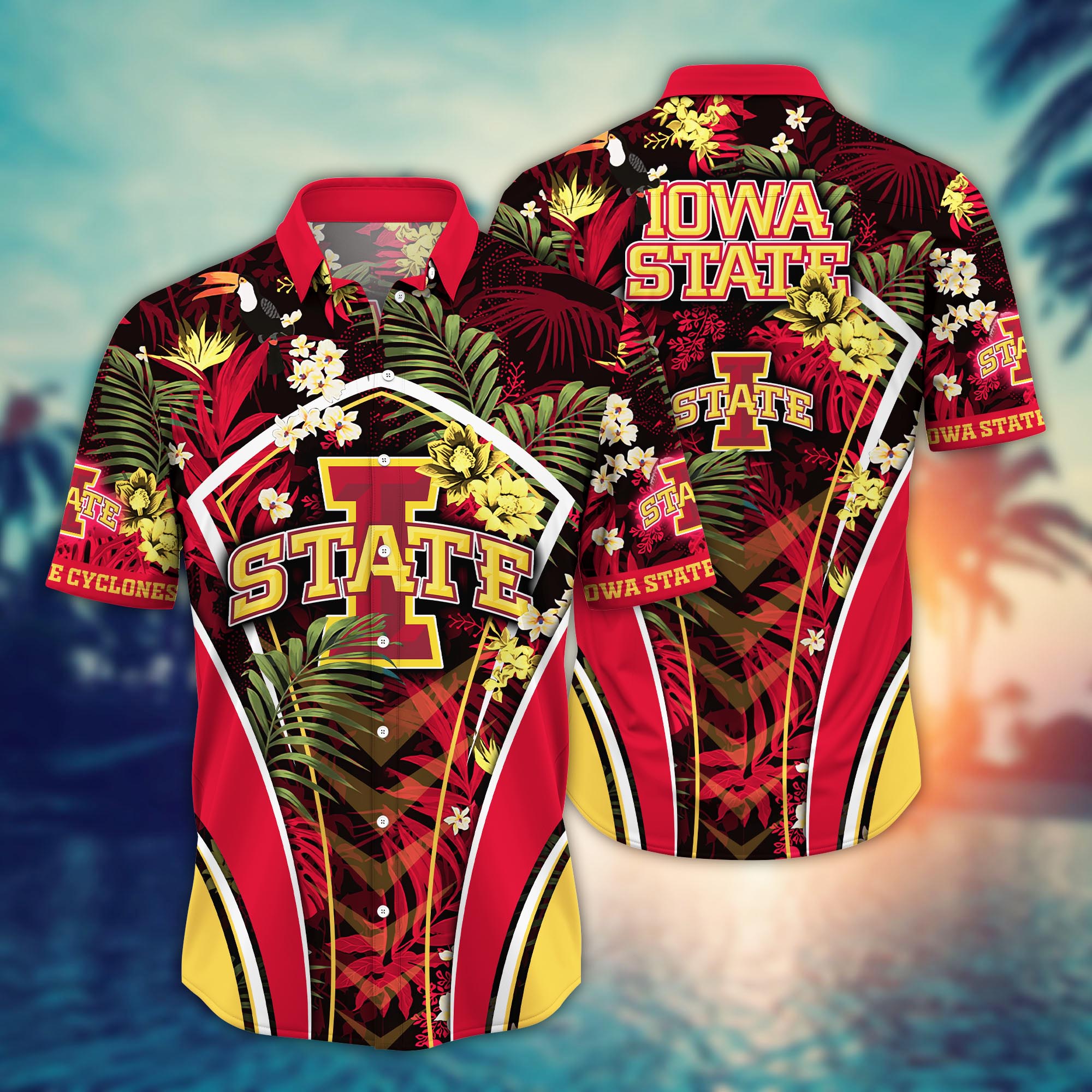 Iowa State Cyclones NCAA Flower Hawaii Shirt For Fans Ver 17