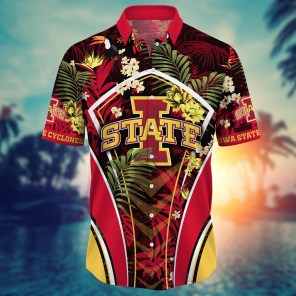Iowa State Cyclones NCAA Flower Hawaii Shirt For Fans Ver 17