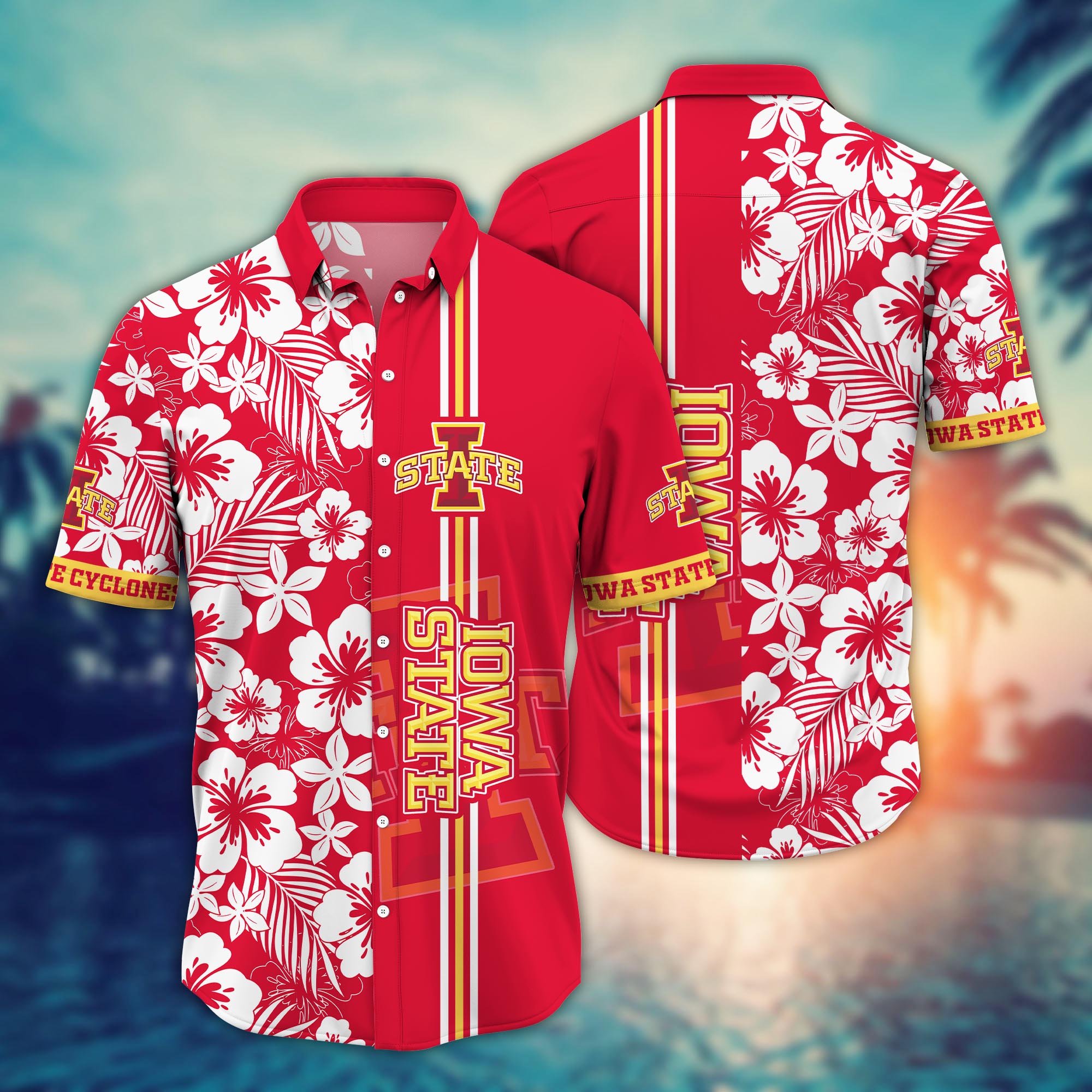 Iowa State Cyclones NCAA Flower Hawaii Shirt For Fans Ver 18