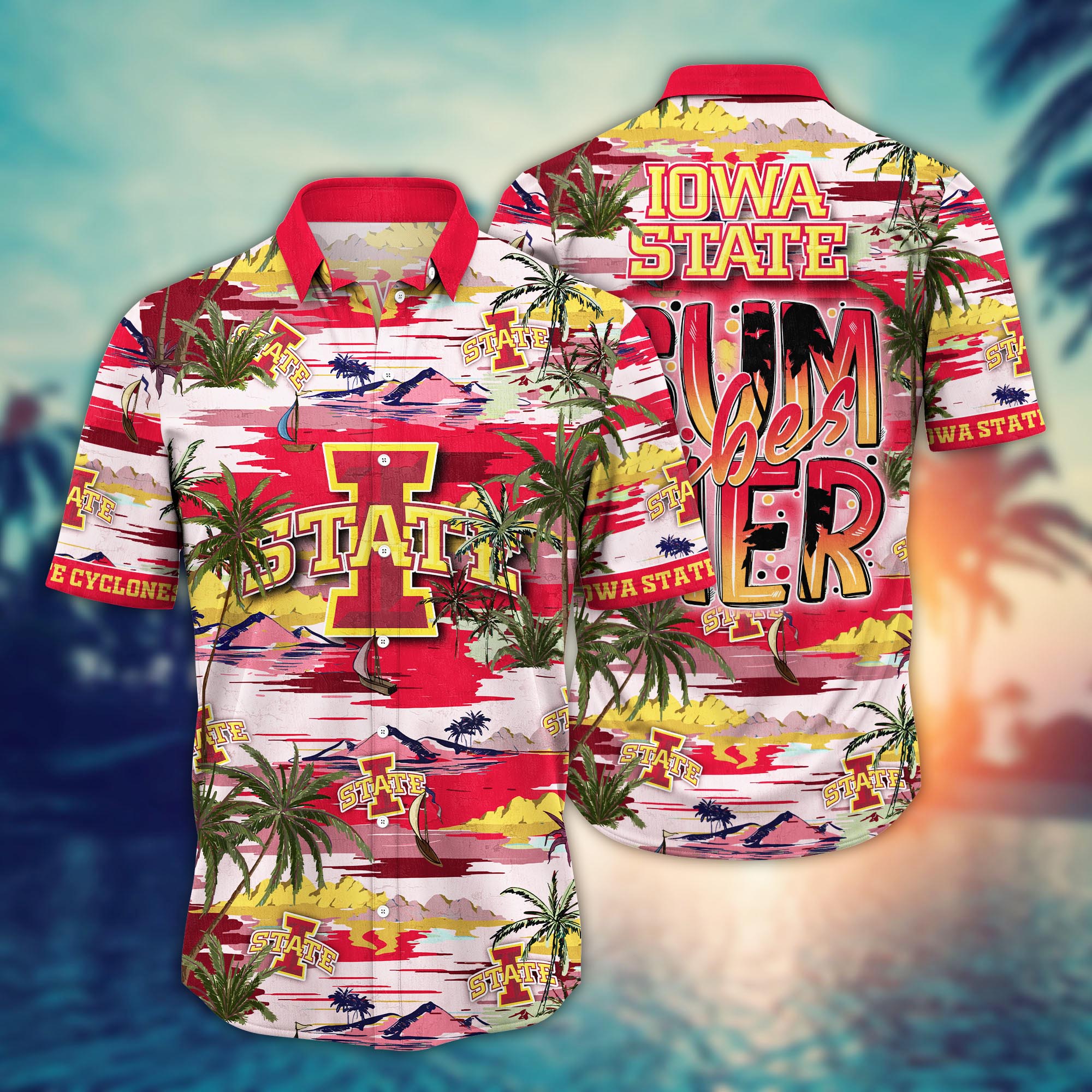 Iowa State Cyclones NCAA Flower Hawaii Shirt For Fans Ver 19