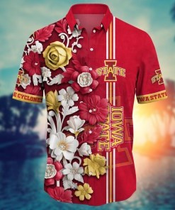 Iowa State Cyclones NCAA Flower Hawaii Shirt For Fans Ver 22