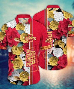 Iowa State Cyclones NCAA Flower Hawaii Shirt For Fans Ver 23