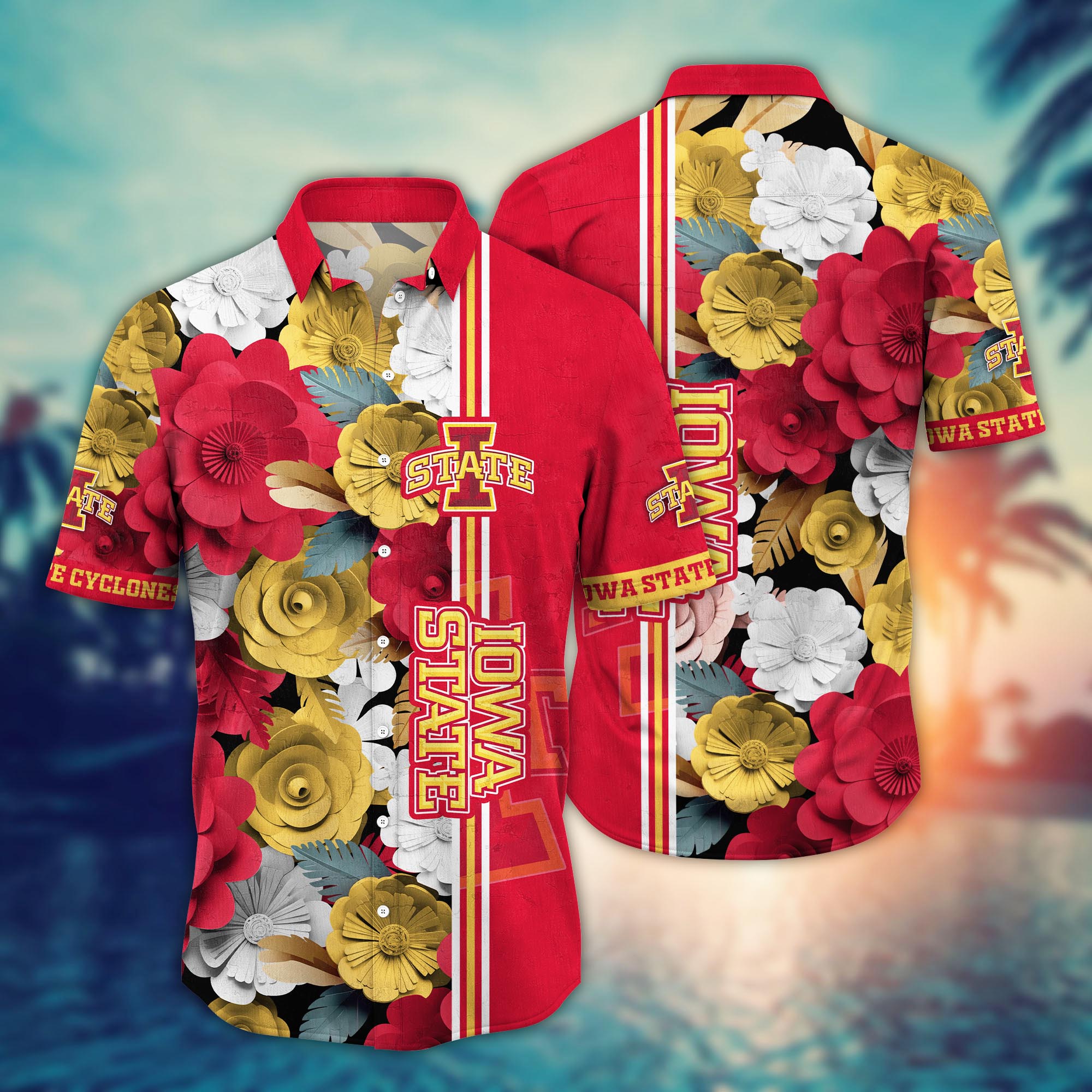 Iowa State Cyclones NCAA Flower Hawaii Shirt For Fans Ver 23