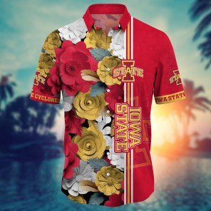 Iowa State Cyclones NCAA Flower Hawaii Shirt For Fans Ver 23