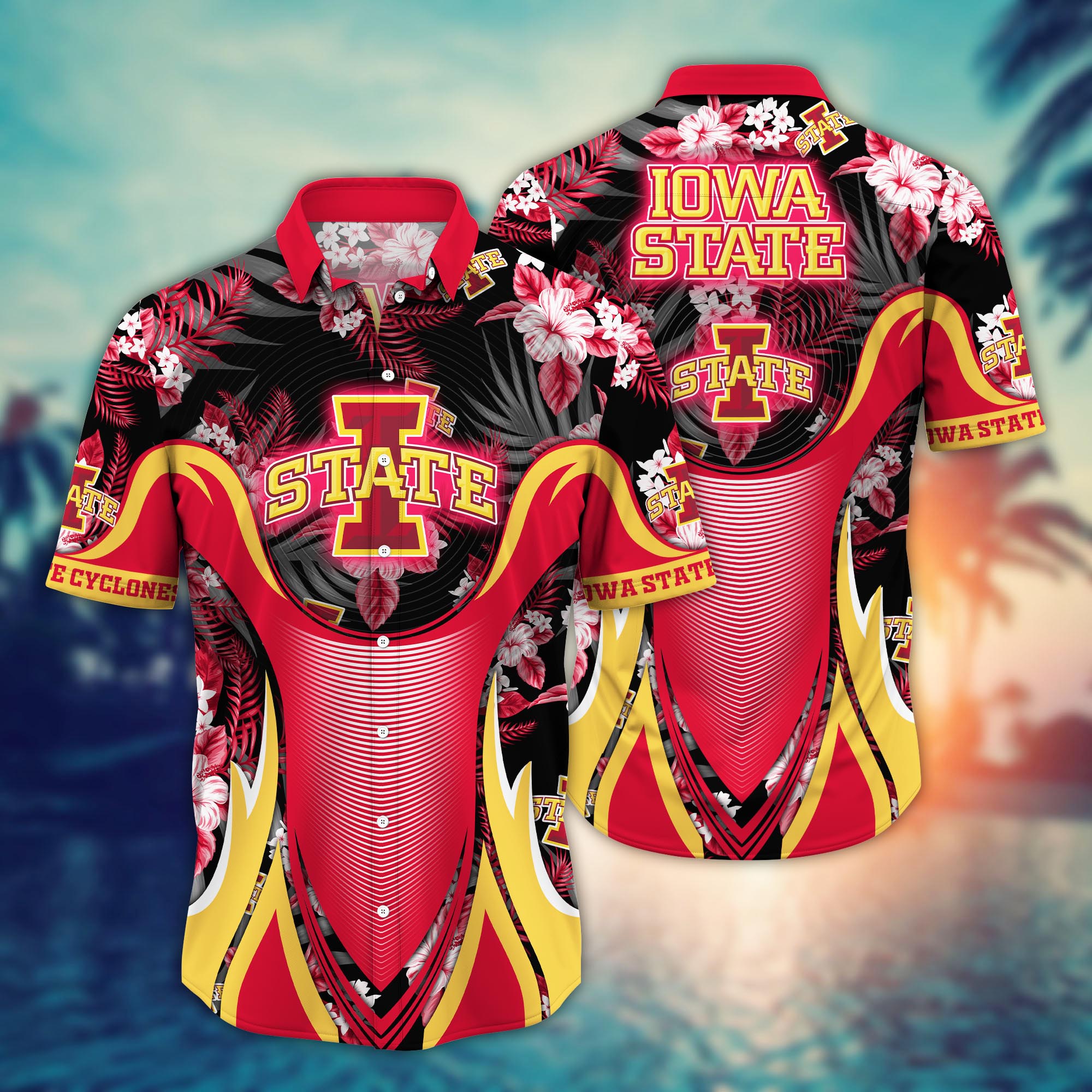 Iowa State Cyclones NCAA Flower Hawaii Shirt For Fans Ver 25