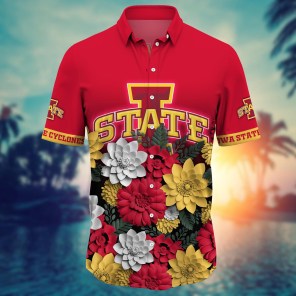 Iowa State Cyclones NCAA Flower Hawaii Shirt For Fans Ver 27
