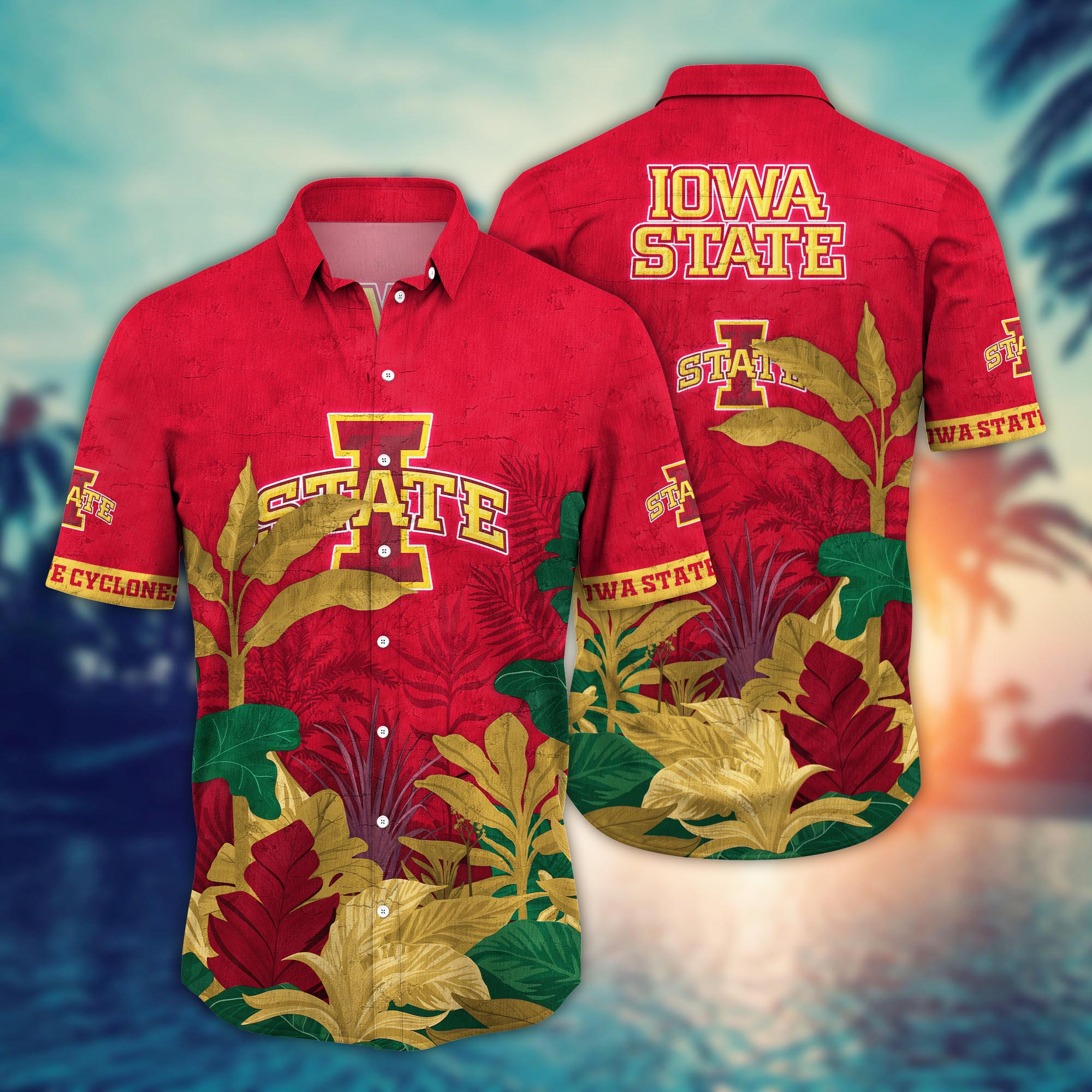 Iowa State Cyclones NCAA Flower Hawaii Shirt For Fans Ver 28