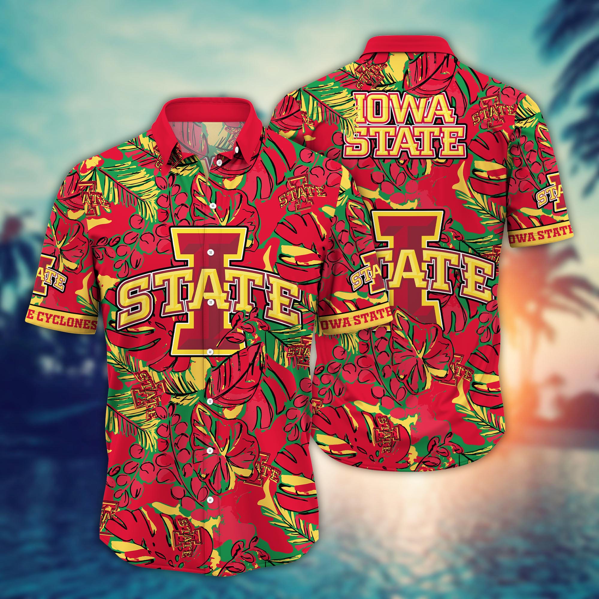Iowa State Cyclones NCAA Flower Hawaii Shirt For Fans Ver 29