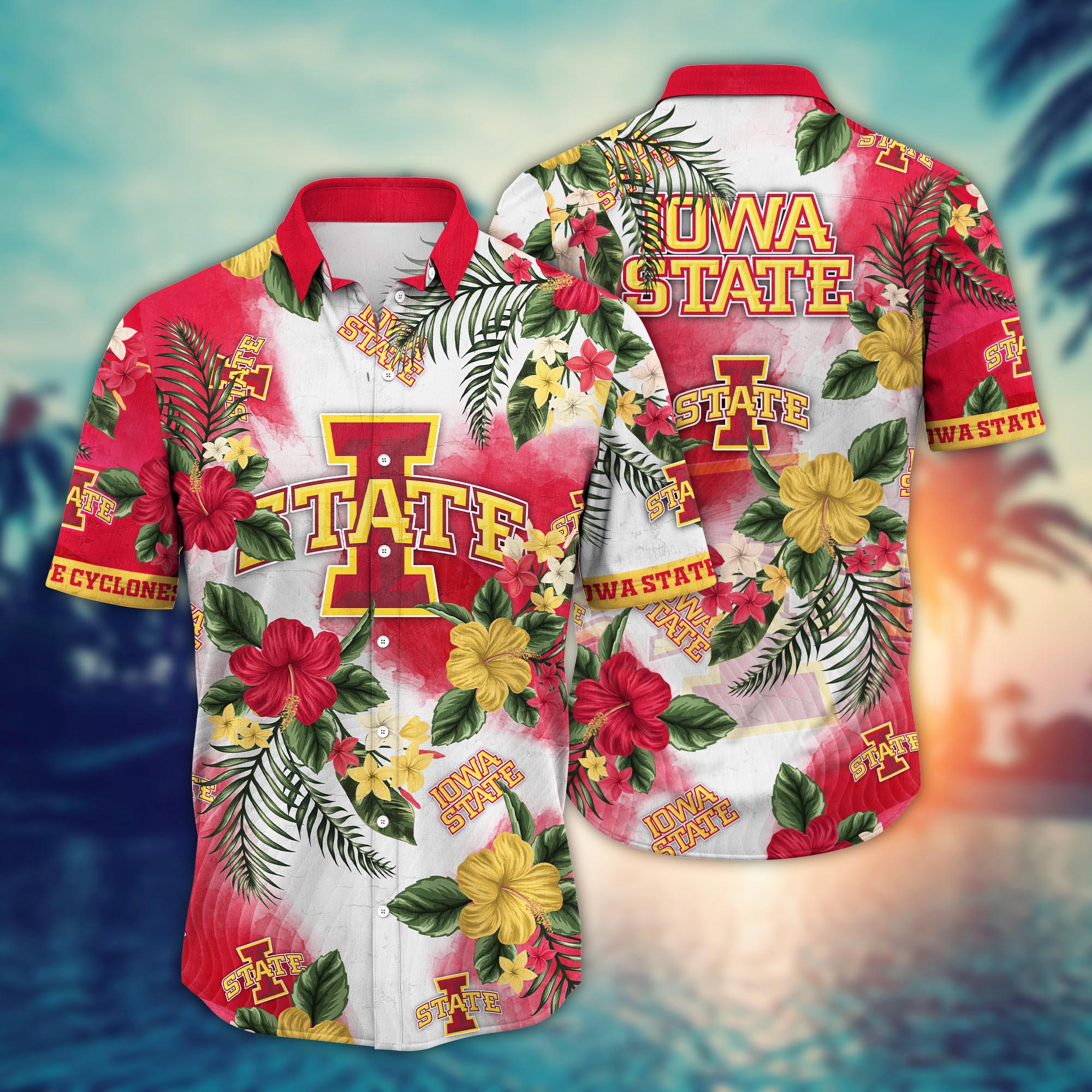Iowa State Cyclones NCAA Flower Hawaii Shirt For Fans Ver 30