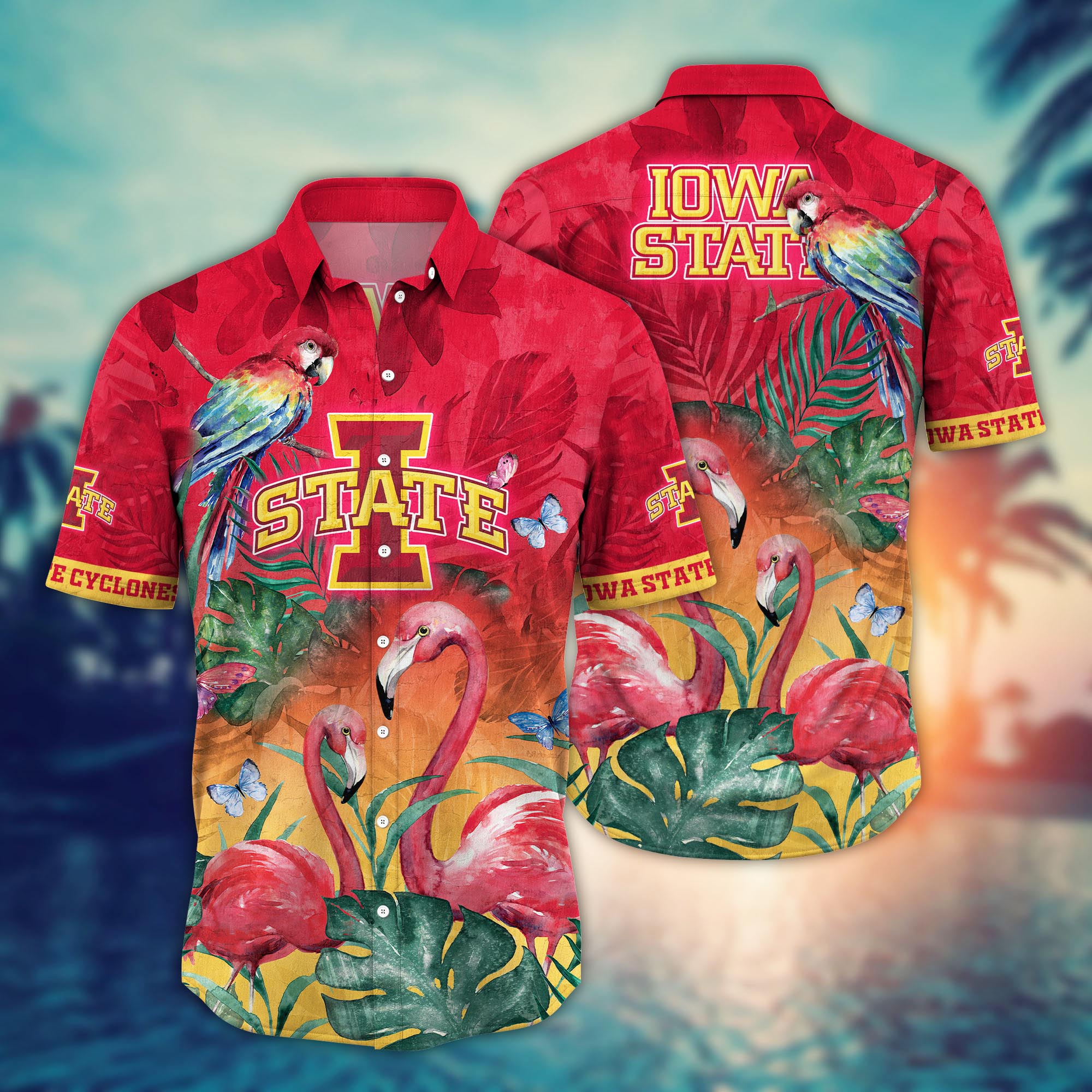 Iowa State Cyclones NCAA Flower Hawaii Shirt For Fans Ver 31