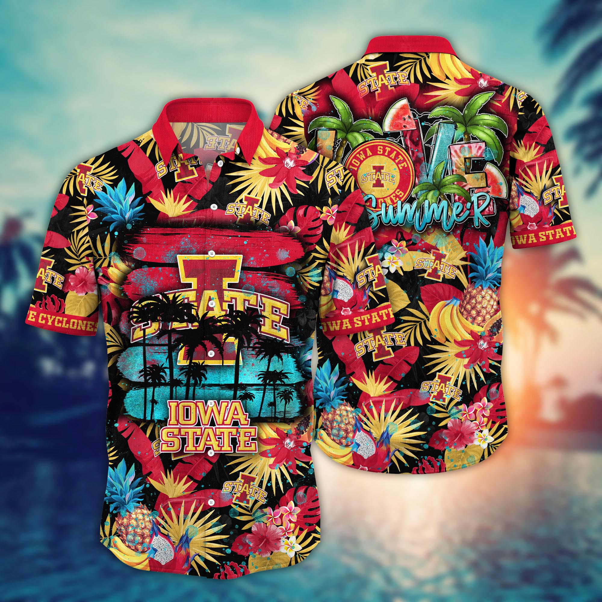 Iowa State Cyclones NCAA Flower Hawaii Shirt For Fans Ver 34