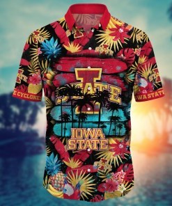 Iowa State Cyclones NCAA Flower Hawaii Shirt For Fans Ver 34