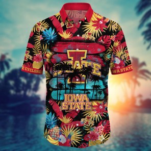 Iowa State Cyclones NCAA Flower Hawaii Shirt For Fans Ver 34