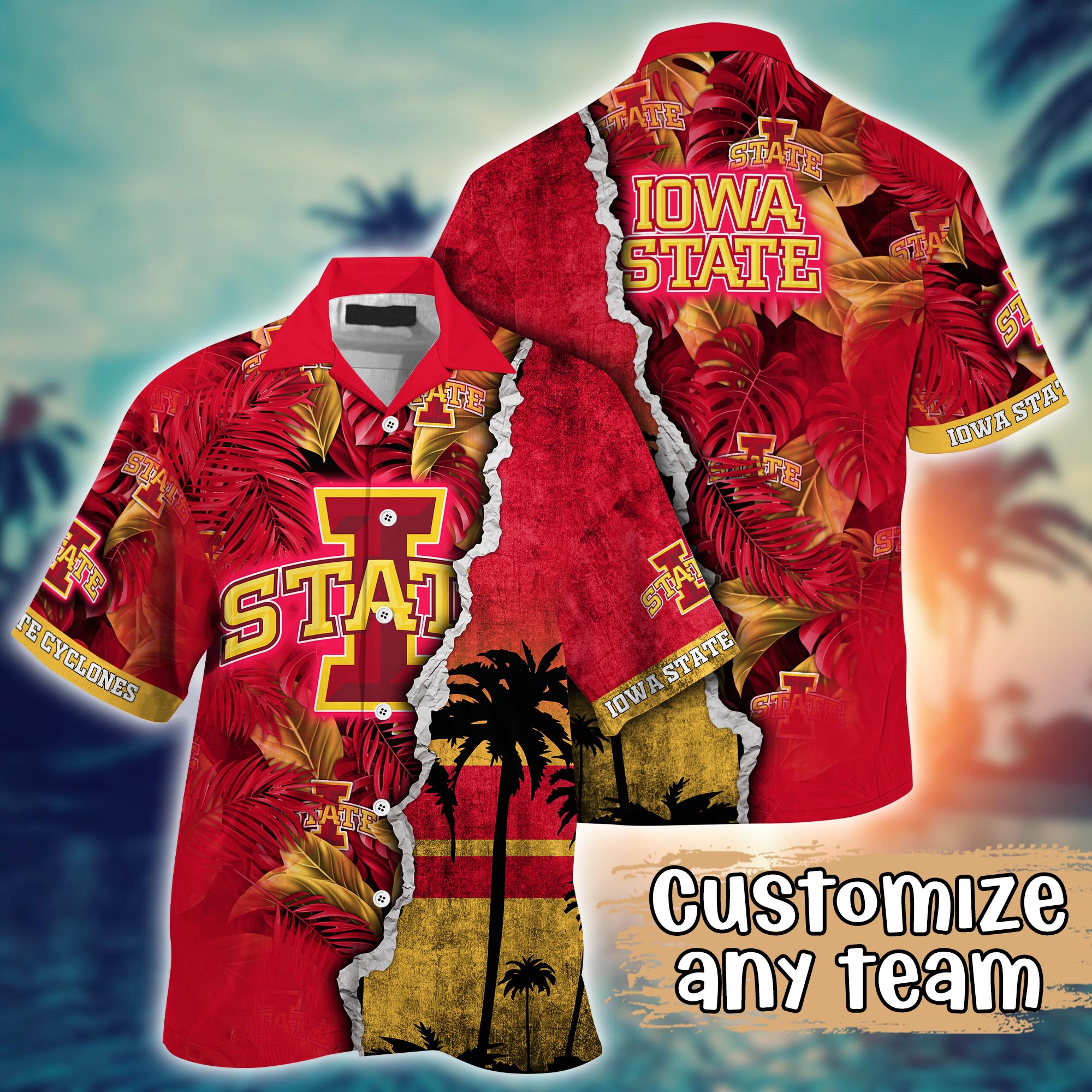 Iowa State Cyclones NCAA Flower Hawaii Shirt For Fans Ver 35