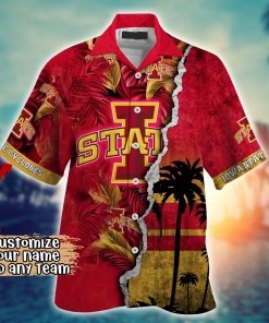 Iowa State Cyclones NCAA Flower Hawaii Shirt For Fans Ver 35