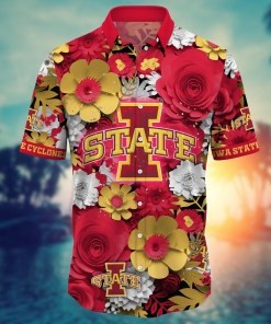 Iowa State Cyclones NCAA Flower Hawaii Shirt For Fans Ver 36