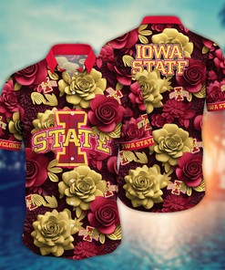 Iowa State Cyclones NCAA Flower Hawaii Shirt For Fans Ver 37