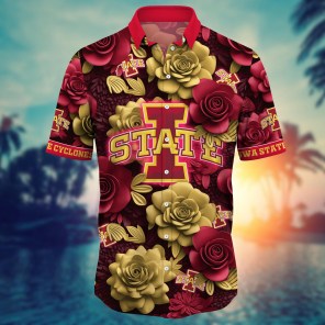 Iowa State Cyclones NCAA Flower Hawaii Shirt For Fans Ver 37