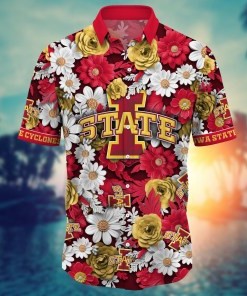 Iowa State Cyclones NCAA Flower Hawaii Shirt For Fans Ver 5