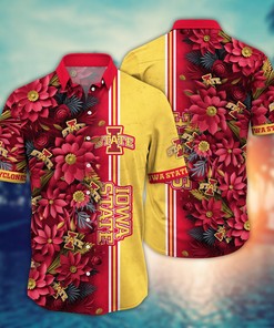 Iowa State Cyclones NCAA Flower Hawaii Shirt For Fans Ver 6