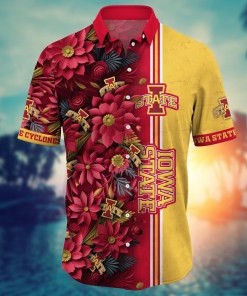 Iowa State Cyclones NCAA Flower Hawaii Shirt For Fans Ver 6