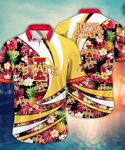 Iowa State Cyclones NCAA Flower Hawaii Shirt For Fans Ver 7