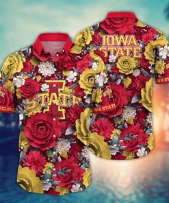 Iowa State Cyclones NCAA Flower Hawaii Shirt For Fans Ver 8