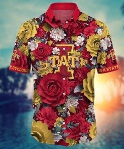 Iowa State Cyclones NCAA Flower Hawaii Shirt For Fans Ver 8