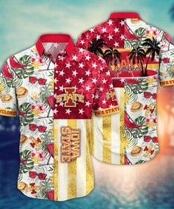 Iowa State Cyclones NCAA Flower Hawaii Shirt For Fans Ver 9