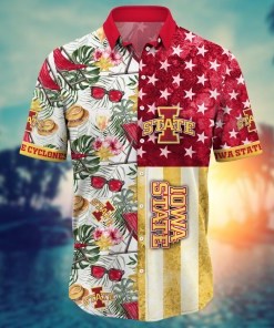 Iowa State Cyclones NCAA Flower Hawaii Shirt For Fans Ver 9