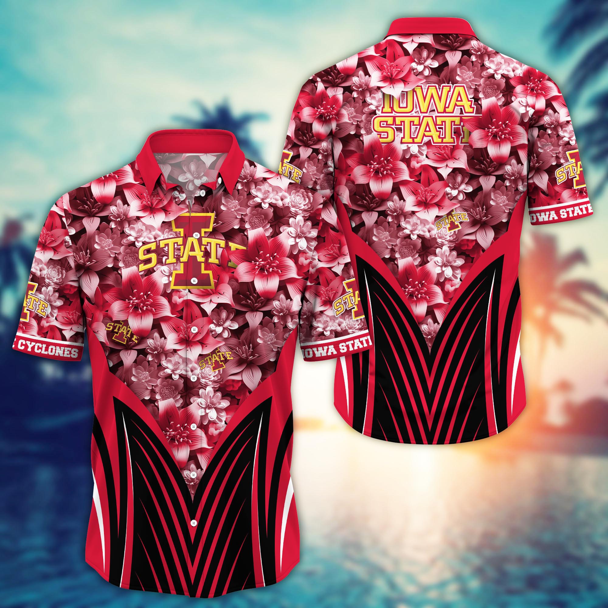 Iowa State Cyclones NCAA Hawaiian Shirt, Aloha Shirt Ver 1