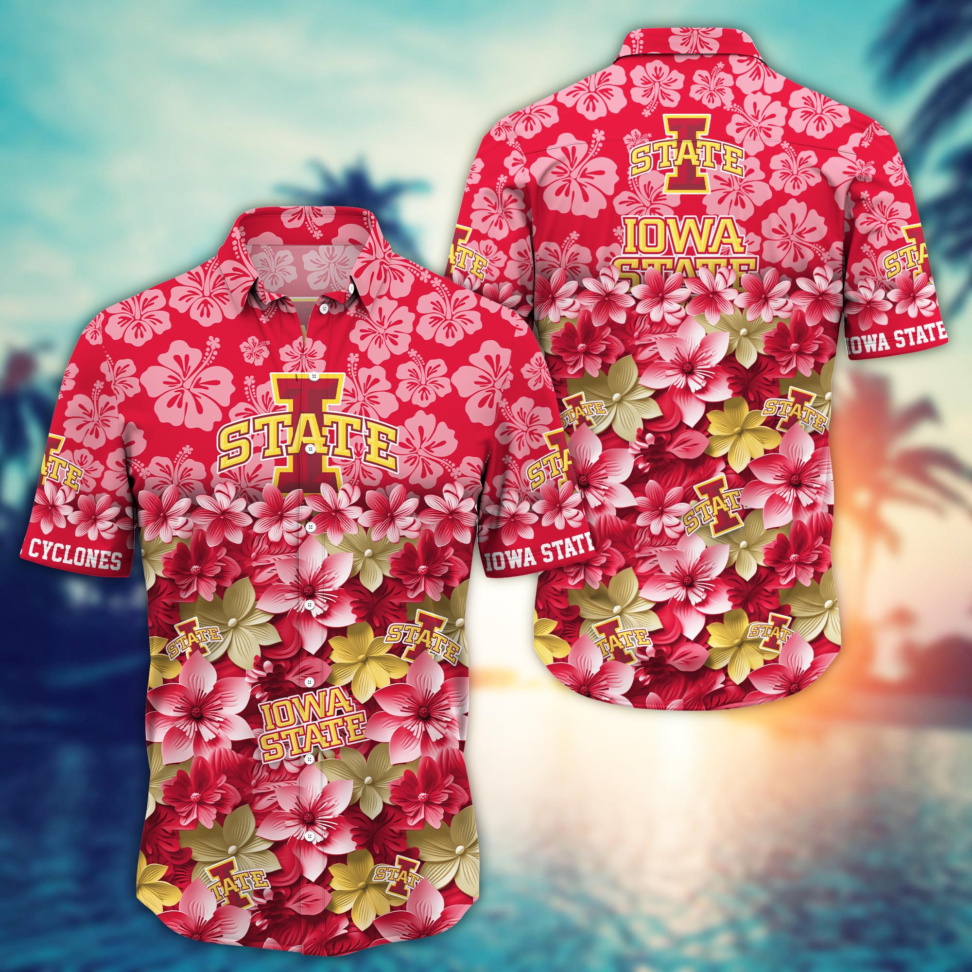 Iowa State Cyclones NCAA Hawaiian Shirt Gift For Fan