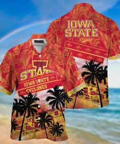 Iowa State Cyclones NCAA Palm Tree Pattern Hawaii Shirt For Sports Fans