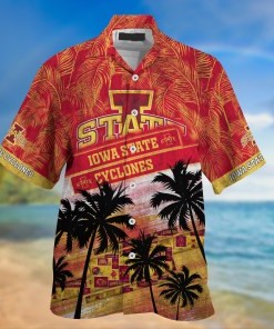 Iowa State Cyclones NCAA Palm Tree Pattern Hawaii Shirt For Sports Fans
