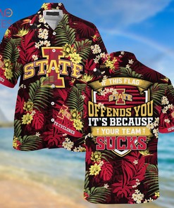 Iowa State Cyclones Summer Hawaiian Shirts, With Tropical Patterns for Fans