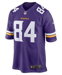 Irv Smith Jr. 84 Minnesota Vikings Game Jersey - Purple