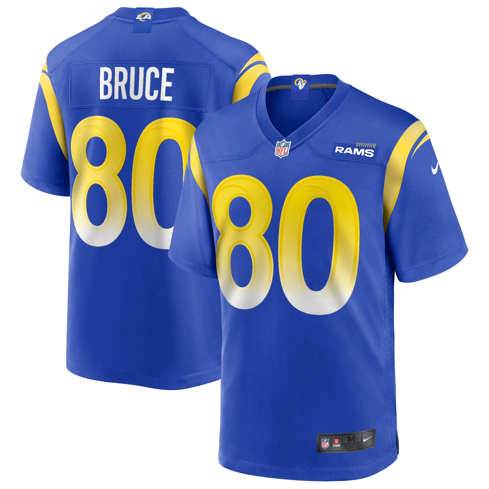 Isaac Bruce Los Angeles Rams Game Retired Player Jersey - Royal Nfl