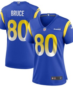 Isaac Bruce Los Angeles Rams Womens Game Retired Player Jersey - Royal Nfl