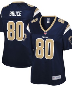 Isaac Bruce St. Louis Rams Nfl Pro Line Womens Retired Player Jersey - Navy