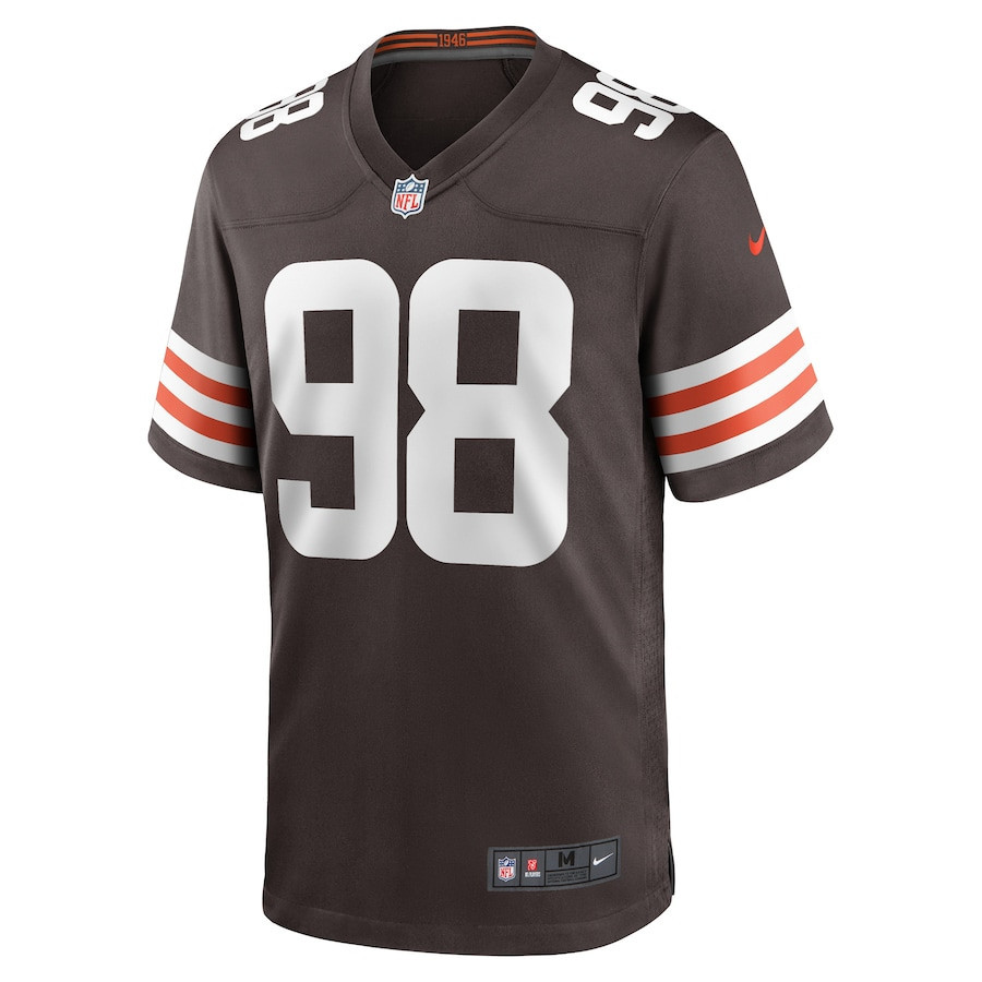 Isaac Rochell Cleveland Browns Game Player Jersey - Brown